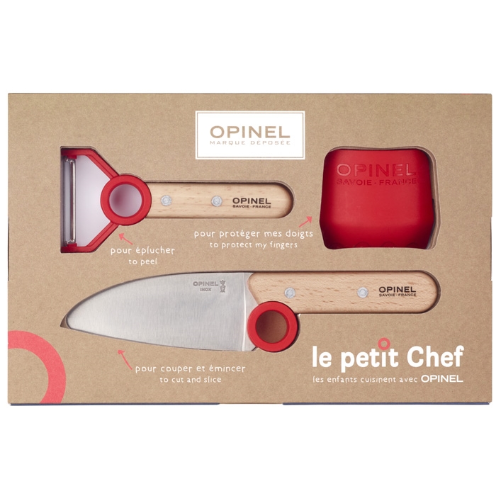 Opinel Le Petit Chef Zestaw Red